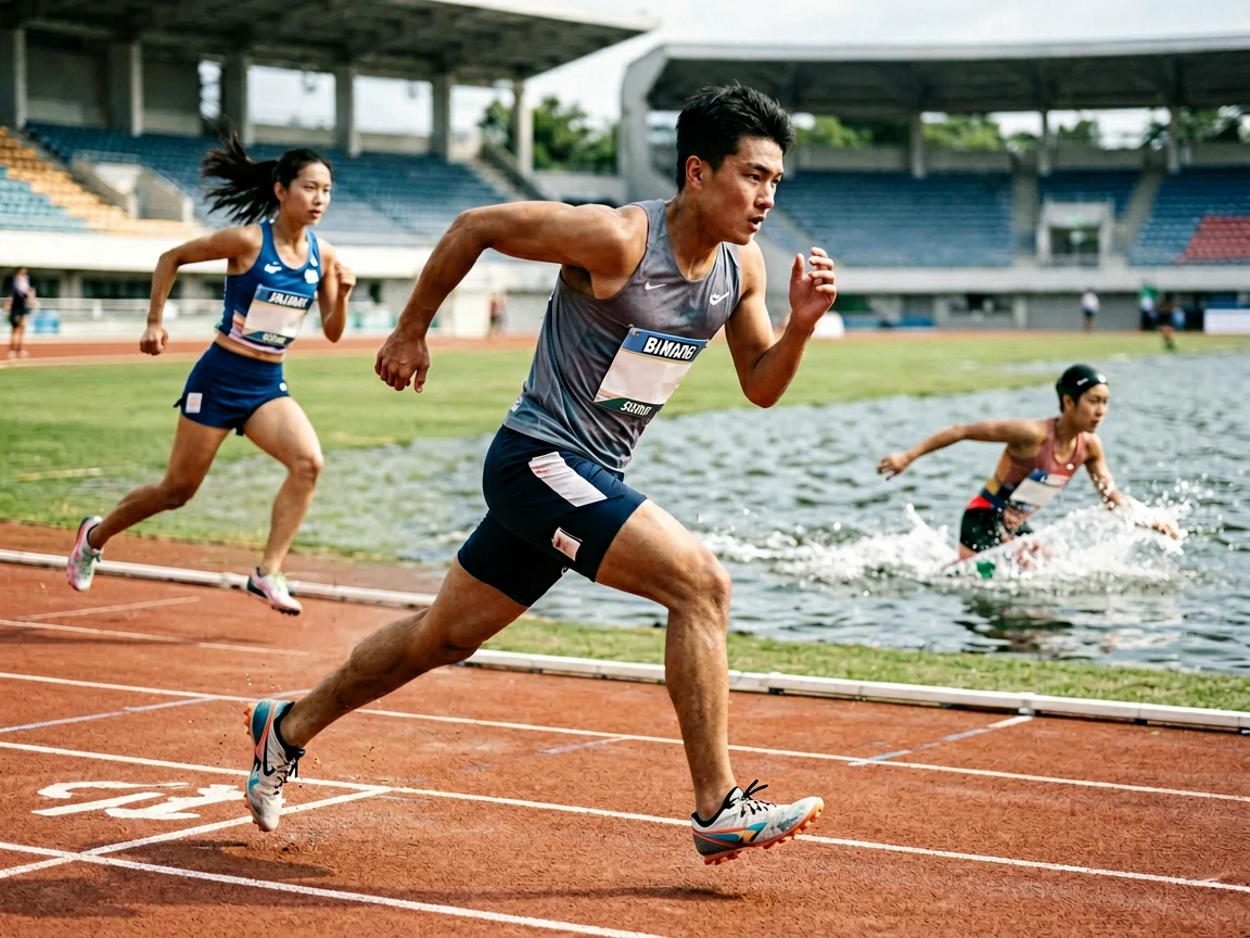 体育赛场准备,奥运五环金牌榜